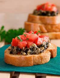 Antipasti Appetiser Bread Vegetables